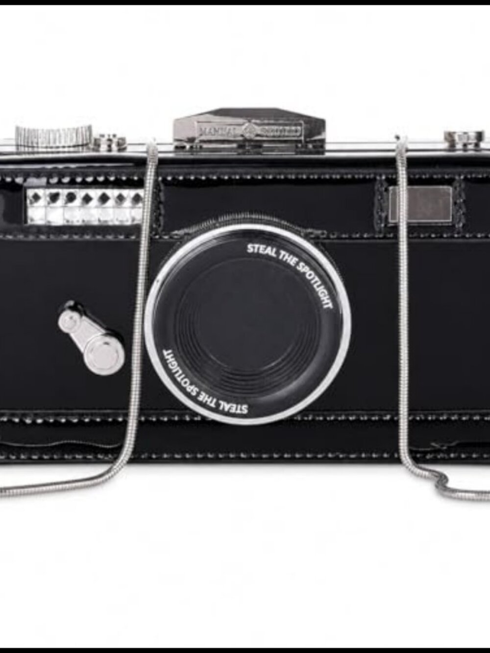 PU Leather Camera Shaped Crossbody Shoulder Bag Small Purse